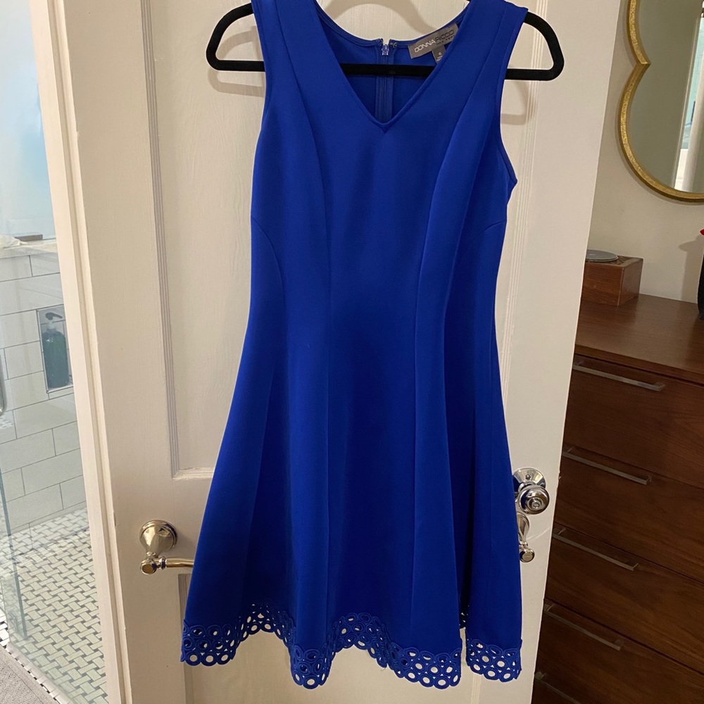 Flattering Royal Blue Dress